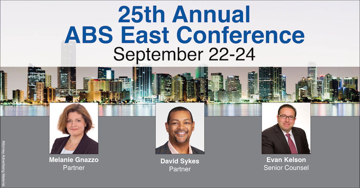 25th Annual ABS East Conference Chapman and Cutler LLP